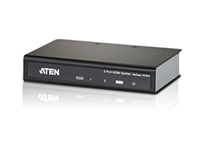ATEN VS182A HDMI Splitter 2 Out 2-Port 4K 1 in Connect PC Camera DVD Media Player in Up to 2 HDMI Displays Projector Monitor TV Out - Up to 4096 x 2160/3840 x 2160 60Hz - Metal ATEN VS182A HDMI Splitter 2 Out 2-Port 4K 1 in Connect PC Camera DVD Media Player in Up to 2 HDMI Displays Projector Monitor TV Out - Up to 4096 x 2160/3840 x 2160 60Hz - Metal