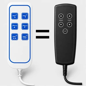 NIUWAXIYU Replacement Wired Remote Control for Ergomotion Adjustable Bed Base E4 Y8C8. 14070307 (Not for E4+ and Other Models) NIUWAXIYU Replacement Wired Remote Control for Ergomotion Adjustable Bed Base E4 Y8C8. 14070307 (Not for E4+ and Other Models)