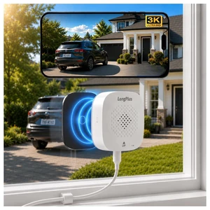 LongPlus 5MP 3K Window Camera for Home Security, WiFi6 Safeview Camera LongPlus 5MP 3K Window Camera for Home Security, WiFi6 Safeview Camera