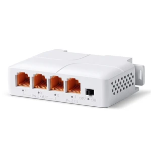 Davuaz 2.5G PoE Extender, 1 in 3 Out PoE+ Extender with 2500Mbps, Power Out Up to 90W Power in 30W-IEEE802.3af/at/bt, PoE Repeater to Extends Extra 330ft,Vlan, Wall-Mount or Rail-Mount Davuaz 2.5G PoE Extender, 1 in 3 Out PoE+ Extender with 2500Mbps, Power Out Up to 90W Power in 30W-IEEE802.3af/at/bt, PoE Repeater to Extends Extra 330ft,Vlan, Wall-Mount or Rail-Mount