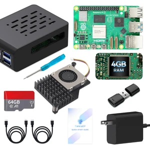 TRASKIT Starter Kit for Raspberry Pi 5 4GB RAM,Pre-Loaded 64GB Edition Pi OS TRASKIT Starter Kit for Raspberry Pi 5 4GB RAM,Pre-Loaded 64GB Edition Pi OS