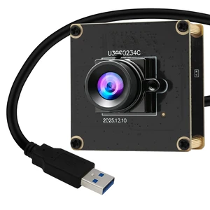 ELP Global Shutter USB3.0 Camera Module Wide Angle Webcam for Computer Mini UVC USB2.0 PC Camera High Speed HD 200fps Lightburn Cameras 1200P 120fps Webcamera AR0234 Cam (2.8mm Lens) ELP Global Shutter USB3.0 Camera Module Wide Angle Webcam for Computer Mini UVC USB2.0 PC Camera High Speed HD 200fps Lightburn Cameras 1200P 120fps Webcamera AR0234 Cam (2.8mm Lens)