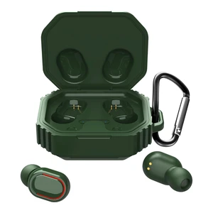 TOPTECH Blast BA-33 Wireless Earbuds, Bluetooth 5.4 True Wireless Earbuds with Microphone, 8mm Dual-Woofer Drivers, Voice Assistant, Button Controls & Portable Clip-On Charging Case,Gree TOPTECH Blast BA-33 Wireless Earbuds, Bluetooth 5.4 True Wireless Earbuds with Microphone, 8mm Dual-Woofer Drivers, Voice Assistant, Button Controls & Portable Clip-On Charging Case,Gree