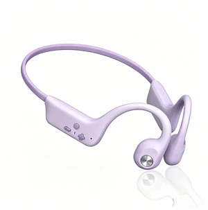 2026 Bone Conduction Bluetooth 6.0 Headphones, Open-Ear Headset with Mic, Type-C Charging, 10-Hour Battery Life, IPX5 Sweatproof, Dual-Device Connection, 22g Comfort, for Office & Sports (Purple 2026 Bone Conduction Bluetooth 6.0 Headphones, Open-Ear Headset with Mic, Type-C Charging, 10-Hour Battery Life, IPX5 Sweatproof, Dual-Device Connection, 22g Comfort, for Office & Sports (Purple