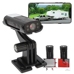 Reverse Hitch Camera, 1080P Backup Camera, Night Vision Rear View Camera, Motion Detection, Magnetic Adhesive Mount for Cars, RVs, Trucks Reverse Hitch Camera, 1080P Backup Camera, Night Vision Rear View Camera, Motion Detection, Magnetic Adhesive Mount for Cars, RVs, Trucks