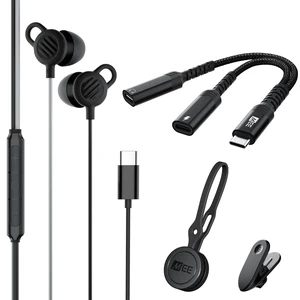 MEE audio Wired Sleep Earbuds & USB-C Audio & Charging Adapter MEE audio Wired Sleep Earbuds & USB-C Audio & Charging Adapter