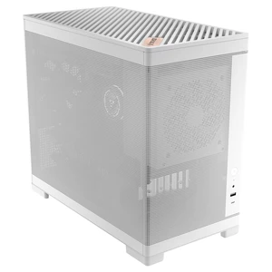 Okinos MiniArt 4 Micro ATX PC case, 2x120mm Reverse 3 Pin Fans & 1x120mm 3 Pin Fan Pre-Installed, 240mm Radiator Support, Compact MATX Case, Front Mounted PSU, MiniArt Series White Okinos MiniArt 4 Micro ATX PC case, 2x120mm Reverse 3 Pin Fans & 1x120mm 3 Pin Fan Pre-Installed, 240mm Radiator Support, Compact MATX Case, Front Mounted PSU, MiniArt Series White