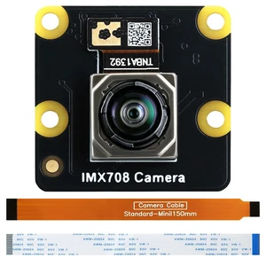 IMX708 12MP Camera Module, Night Vision Camera (Noir) 120 FOV Auto-Focus, High Dynamic Range (HDR) Includes 15-15pin, 15-22pin Cable Compatible with Raspberry Pi 5/4B+/3B+/3B/Zero IMX708 12MP Camera Module, Night Vision Camera (Noir) 120 FOV Auto-Focus, High Dynamic Range (HDR) Includes 15-15pin, 15-22pin Cable Compatible with Raspberry Pi 5/4B+/3B+/3B/Zero