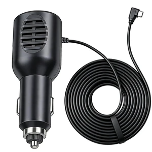 Car Charger Type-C Adapter for Dash cam, Replacement Vehicle Power Cable Cord Car Charger Type-C Adapter for Dash cam, Replacement Vehicle Power Cable Cord