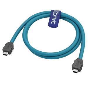 Eonvic IX Industrial IX30G-A-10S-CV A-Key Male to Male Cat6a 10Gbps High Flex Ethernet Cable for Industrial Switches PLCs Machine Vision Cameras Robot Controllers Industrial Sensors 2m Eonvic IX Industrial IX30G-A-10S-CV A-Key Male to Male Cat6a 10Gbps High Flex Ethernet Cable for Industrial Switches PLCs Machine Vision Cameras Robot Controllers Industrial Sensors 2m