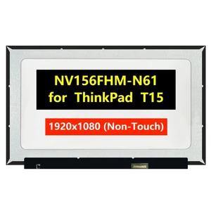 TFTcenter NV156FHM-N61,NV156FHM-N35,NV156FHM-N48,NV156FHM-N67 Fit Screen Replacement for Lenovo ThinkPad T15 LCD Screen 15.6 inch FullHD 1920x1080 IPS 30Pin Laptop Display Panel (Non-Touch) TFTcenter NV156FHM-N61,NV156FHM-N35,NV156FHM-N48,NV156FHM-N67 Fit Screen Replacement for Lenovo ThinkPad T15 LCD Screen 15.6 inch FullHD 1920x1080 IPS 30Pin Laptop Display Panel (Non-Touch)