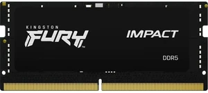 Kingston Technology Fury Impact 8GB 4800MT/s DDR5 CL38 SODIMM XMP Ready Laptop Memory Single Module KF548S38IB-8, Black Kingston Technology Fury Impact 8GB 4800MT/s DDR5 CL38 SODIMM XMP Ready Laptop Memory Single Module KF548S38IB-8, Black