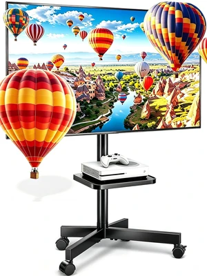 Suptek Rolling TV Stand Height Adjustable for 23-55-65 Inch LCD LED TV Suptek Rolling TV Stand Height Adjustable for 23-55-65 Inch LCD LED TV