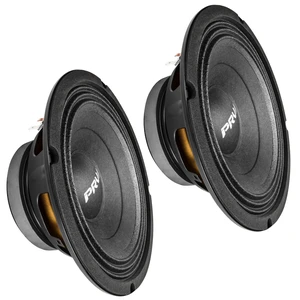PRV AUDIO 8 Inch Midbass Speaker 8MB450-4 v2, 450 Watts, 4 Ohm, 2 in Voice Coil, Loudspeaker for High Output Pro/Car Sound System (2 Speakers) Bundle PRV AUDIO 8 Inch Midbass Speaker 8MB450-4 v2, 450 Watts, 4 Ohm, 2 in Voice Coil, Loudspeaker for High Output Pro/Car Sound System (2 Speakers) Bundle