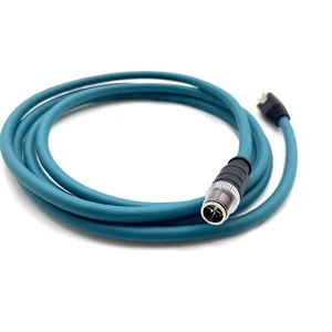 fozuioh 6.56ft M12 8 Pin X Code Male to RJ45 Male Industrial Ethernet Cable, IP67 Waterproof High Flex Cat6 Shielded Field Wireable Cable Assembly for Automation Application 26AWG 2Meter fozuioh 6.56ft M12 8 Pin X Code Male to RJ45 Male Industrial Ethernet Cable, IP67 Waterproof High Flex Cat6 Shielded Field Wireable Cable Assembly for Automation Application 26AWG 2Meter
