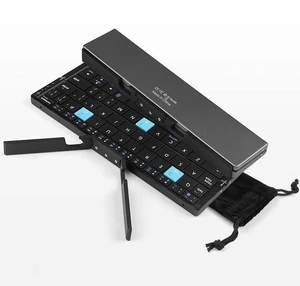 Wisoqu Foldable Bluetooth Keyboard, Folding Cordless Portable Keyboard, Multi Devices, Pocket Size, Compact Travel Keyboard for Tablet Smartphone Laptop PC (Black Gray) Wisoqu Foldable Bluetooth Keyboard, Folding Cordless Portable Keyboard, Multi Devices, Pocket Size, Compact Travel Keyboard for Tablet Smartphone Laptop PC (Black Gray)