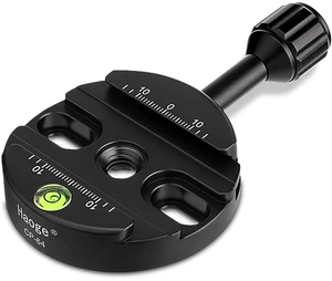 Haoge 64mm Screw Knob Clamp Adapter Mount for Quick Release QR Plate Camera Tripod Ballhead Monopod Ball Head Fit Arca Swiss Haoge 64mm Screw Knob Clamp Adapter Mount for Quick Release QR Plate Camera Tripod Ballhead Monopod Ball Head Fit Arca Swiss
