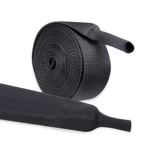 BuyUneed 2:1 Ratio Fabric Tubing Heat Shrink Braided Sleeving 3/4"-25ft BuyUneed 2:1 Ratio Fabric Tubing Heat Shrink Braided Sleeving 3/4"-25ft