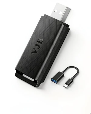 VJB Wireless CarPlay & Android Auto Adapter Dongle for iPhone & Android, Wired to Wireless Converter, Plug and Play USB Car Accessory, Fast Auto-Connect for 2016+ Vehicles (iOS 10+, Andr VJB Wireless CarPlay & Android Auto Adapter Dongle for iPhone & Android, Wired to Wireless Converter, Plug and Play USB Car Accessory, Fast Auto-Connect for 2016+ Vehicles (iOS 10+, Andr