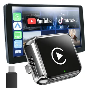 4-in-1 Wireless CarPlay Adapter, Supports Apple CarPlay & Android Auto & AirPlay & MirrorLink, 2027 Upgraded Low Latency Screen Mirroring Dongle for Car with USB-A/USB-C Connection, Plug & Play 4-in-1 Wireless CarPlay Adapter, Supports Apple CarPlay & Android Auto & AirPlay & MirrorLink, 2027 Upgraded Low Latency Screen Mirroring Dongle for Car with USB-A/USB-C Connection, Plug & Play