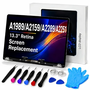 Vahuqrel Screen Replacement for MacBook Pro 13.3 inch A1989 A2159 A2289 A2251, 2018 2019 2020 LCD Display Screen Assembly, Silver Vahuqrel Screen Replacement for MacBook Pro 13.3 inch A1989 A2159 A2289 A2251, 2018 2019 2020 LCD Display Screen Assembly, Silver