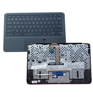 L62440-001 Replacement for HP Chromebook 14A G5 Laptop Upper Top Cover Case Palmrest Keyboard Touchpad Assembly Part L62440-001 Replacement for HP Chromebook 14A G5 Laptop Upper Top Cover Case Palmrest Keyboard Touchpad Assembly Part