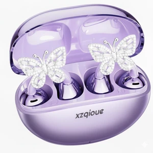 Jewelry-Inspired Clip On Earbuds, Open Ear Clip-On Headphones,Wireless Bluetooth Ear Cuff Headphones for Women,Mini Wireless Earrings Earbuds for Running, Office, Sport & Gift (Butterfly Jewelry-Inspired Clip On Earbuds, Open Ear Clip-On Headphones,Wireless Bluetooth Ear Cuff Headphones for Women,Mini Wireless Earrings Earbuds for Running, Office, Sport & Gift (Butterfly