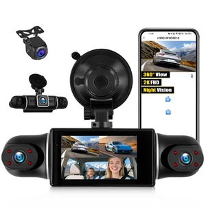 360 Degree View 4 Channel Dash Cam WiFi & App Control 8-IR Night Vision 360 Degree View 4 Channel Dash Cam WiFi & App Control 8-IR Night Vision