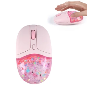 Cute Bluetooth Wireless Mouse,Rechargeable Cartoon Pig Mouse with USB Receiver& Bluetooth Dual Mode,RGB Backlit Silent Mice Quicksand Floating Design for Laptops Mac iPad PC Computer Desktop-Pi Cute Bluetooth Wireless Mouse,Rechargeable Cartoon Pig Mouse with USB Receiver& Bluetooth Dual Mode,RGB Backlit Silent Mice Quicksand Floating Design for Laptops Mac iPad PC Computer Desktop-Pi
