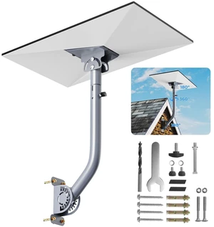 Starlink Gen 3/4/4X Mount,360Adjustable Pivot Mount,Compatible with Starlink V3/V4 Standard Dish,for eave, Wall, Roof Mount and Pole Mount(Gray) Starlink Gen 3/4/4X Mount,360Adjustable Pivot Mount,Compatible with Starlink V3/V4 Standard Dish,for eave, Wall, Roof Mount and Pole Mount(Gray)