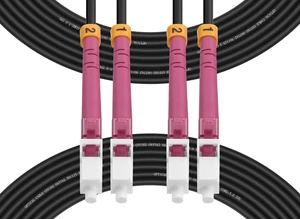 FibergagaOutdoor LC to LC OM4 Fiber Patch CableMultimode TPU, 25M(82ft) FibergagaOutdoor LC to LC OM4 Fiber Patch CableMultimode TPU, 25M(82ft)