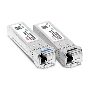 1 Pair 10GBASE-BX10-UD BiDi SFP+ Module, TX 1270nm/1330nm, RX 1330nm/1270nm, 10km DOM Simplex LC/UPC SMF Optical Transceiver Networking Mini Gbic for Dell GP-SFP-10GBX-U-10/ GP-SFP-10GBX-D-10 1 Pair 10GBASE-BX10-UD BiDi SFP+ Module, TX 1270nm/1330nm, RX 1330nm/1270nm, 10km DOM Simplex LC/UPC SMF Optical Transceiver Networking Mini Gbic for Dell GP-SFP-10GBX-U-10/ GP-SFP-10GBX-D-10