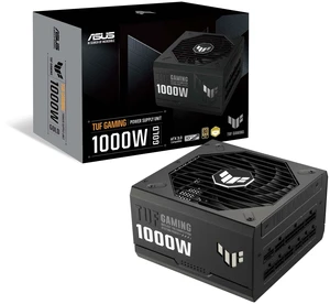ASUS TUF Gaming 1000W Gold (1000 Watt, ATX 3.1 Compatible Fully Modular Power Supply, 80+ Gold Certified, Military-Grade Components, Dual Ball Bearing, Axial-tech Fan, PCB Coating, 10 Year Warranty ASUS TUF Gaming 1000W Gold (1000 Watt, ATX 3.1 Compatible Fully Modular Power Supply, 80+ Gold Certified, Military-Grade Components, Dual Ball Bearing, Axial-tech Fan, PCB Coating, 10 Year Warranty