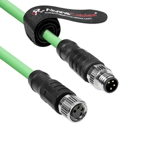 Alvin's Cables M8 A-Code 4 Pin Male to 4 Pin Female Cable High-Flex Shielded for Beckhoff ZK1090-3132 Industrial Automation EtherCAT Fieldbus 3.3ft/1m Alvin's Cables M8 A-Code 4 Pin Male to 4 Pin Female Cable High-Flex Shielded for Beckhoff ZK1090-3132 Industrial Automation EtherCAT Fieldbus 3.3ft/1m