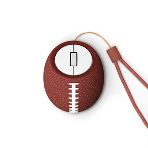 Football Mini Wireless Mouse, 2.4G & Bluetooth Rechargeable Gift Football Mini Wireless Mouse, 2.4G & Bluetooth Rechargeable Gift