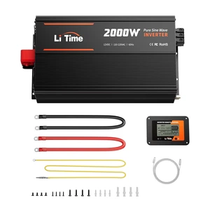 LiTime 12V 2000W Pure Sine Wave Power Inverter, 4000W Surge Power for RVs LiTime 12V 2000W Pure Sine Wave Power Inverter, 4000W Surge Power for RVs