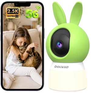 Indoor Security Camera,2.5K Home Security Camera with Night Light,5GHz WiFi Indoor Security Camera,2.5K Home Security Camera with Night Light,5GHz WiFi