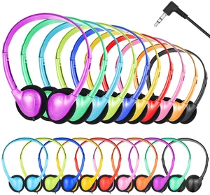 CNSZSLZ 20 Pack Classroom Headphones Bulk for Kids Students,Wired On-Ear CNSZSLZ 20 Pack Classroom Headphones Bulk for Kids Students,Wired On-Ear