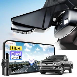 mangoal 4K Front & 2K Rear 2 Channel HDR Dash Cam, Dual STARVIS 2 IMX678 IMX675, Custom Fit for Ford F150 2015-2020 F250/F350 Super Duty 2017-2019(Model C), 5GHz WiFi, GPS, 128GB Card mangoal 4K Front & 2K Rear 2 Channel HDR Dash Cam, Dual STARVIS 2 IMX678 IMX675, Custom Fit for Ford F150 2015-2020 F250/F350 Super Duty 2017-2019(Model C), 5GHz WiFi, GPS, 128GB Card