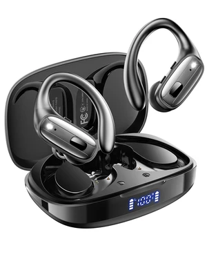 Wireless Earbuds, Sports Bluetooth 5.4 Headphones, Ear Buds with ENC Noise Canceling Mic, 80Hr Playtime Earphones, Palm-Sized, LED Power Display, IPX7 Waterproof Headset for Workout Running, Ca Wireless Earbuds, Sports Bluetooth 5.4 Headphones, Ear Buds with ENC Noise Canceling Mic, 80Hr Playtime Earphones, Palm-Sized, LED Power Display, IPX7 Waterproof Headset for Workout Running, Ca