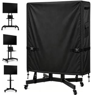 Rolling TV Stand Cover, Waterproof for 45-50 inch Outdoor TV Cart Rolling TV Stand Cover, Waterproof for 45-50 inch Outdoor TV Cart