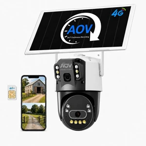 JideTech 4G LTE Solar Security Camera, Dual Lens 6MP PTZ Outdoor, 8W Solar Panel, 16000mAh Battery, AOV(Always-On Video), Colour Night Vision, AI Human Detection, Two-Way Audio (No WiFi) JideTech 4G LTE Solar Security Camera, Dual Lens 6MP PTZ Outdoor, 8W Solar Panel, 16000mAh Battery, AOV(Always-On Video), Colour Night Vision, AI Human Detection, Two-Way Audio (No WiFi)