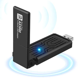 Gaming USB WiFi Adapter for PC, Tri-Band WiFi 6E Wireless Network Dongle Gaming USB WiFi Adapter for PC, Tri-Band WiFi 6E Wireless Network Dongle