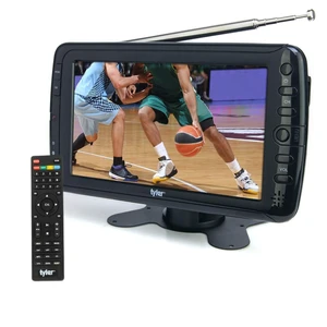 Tyler 7" Portable TV LCD Monitor Rechargeable Battery Powered Wireless Capability HD-TV, USB, HDMI Input, AC/DC, Remote Control Built in Stand Small for Car Kids Travel Tyler 7" Portable TV LCD Monitor Rechargeable Battery Powered Wireless Capability HD-TV, USB, HDMI Input, AC/DC, Remote Control Built in Stand Small for Car Kids Travel