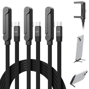 Mitesbony 3Pack 5FT 240W USB C to USB C Cable with Built-in Phone Stand Mitesbony 3Pack 5FT 240W USB C to USB C Cable with Built-in Phone Stand