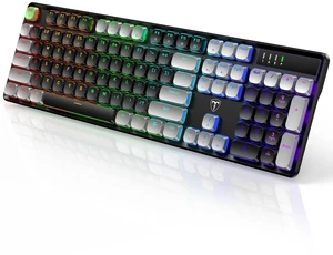 Wireless Mechanical Keyboard Gaming, Bluetooth/2.4G/USB-C, Red Switches Wireless Mechanical Keyboard Gaming, Bluetooth/2.4G/USB-C, Red Switches