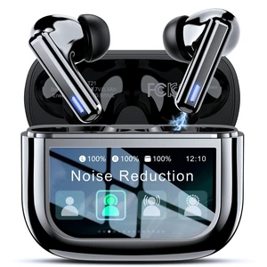 Wireless Earbuds, ANC Noise Cancelling Ear Buds with Touch Screen, Jetblack Wireless Earbuds, ANC Noise Cancelling Ear Buds with Touch Screen, Jetblack