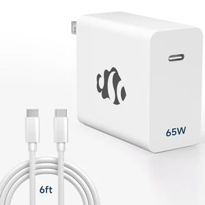 NIMO 65W GaN USB C Charger for MacBook, Single Port PD Wall Adapter Compatible with 6.6FT / 2M Line Cable Fast Charging for NIMO Laptops, iPad Pro, Sam-Sung for Travel, Home & Office NIMO 65W GaN USB C Charger for MacBook, Single Port PD Wall Adapter Compatible with 6.6FT / 2M Line Cable Fast Charging for NIMO Laptops, iPad Pro, Sam-Sung for Travel, Home & Office