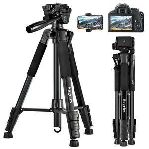 Sogries Tripod-60Camera Tripod,Porfessional Aluminum Lightweight Travel Outdoor Tripods for Camera/DSLR/Cell Phone/Camcorder/Binoculars/Microscope Sogries Tripod-60Camera Tripod,Porfessional Aluminum Lightweight Travel Outdoor Tripods for Camera/DSLR/Cell Phone/Camcorder/Binoculars/Microscope