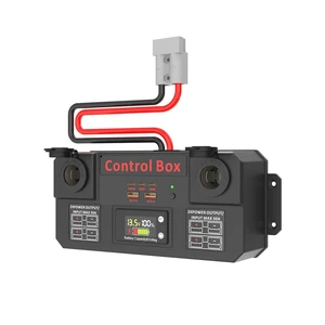 POWO Carlife 12V Power Control Box with Anderson Plug for Outdoor Camping POWO Carlife 12V Power Control Box with Anderson Plug for Outdoor Camping